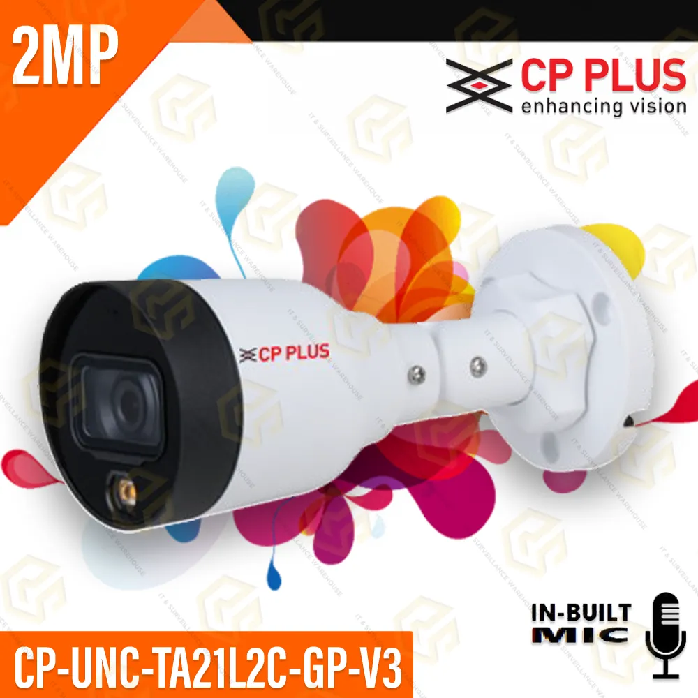 CP PLUS TA21L2C-GP-V3 2MP IP BULLET COLOR+MIC