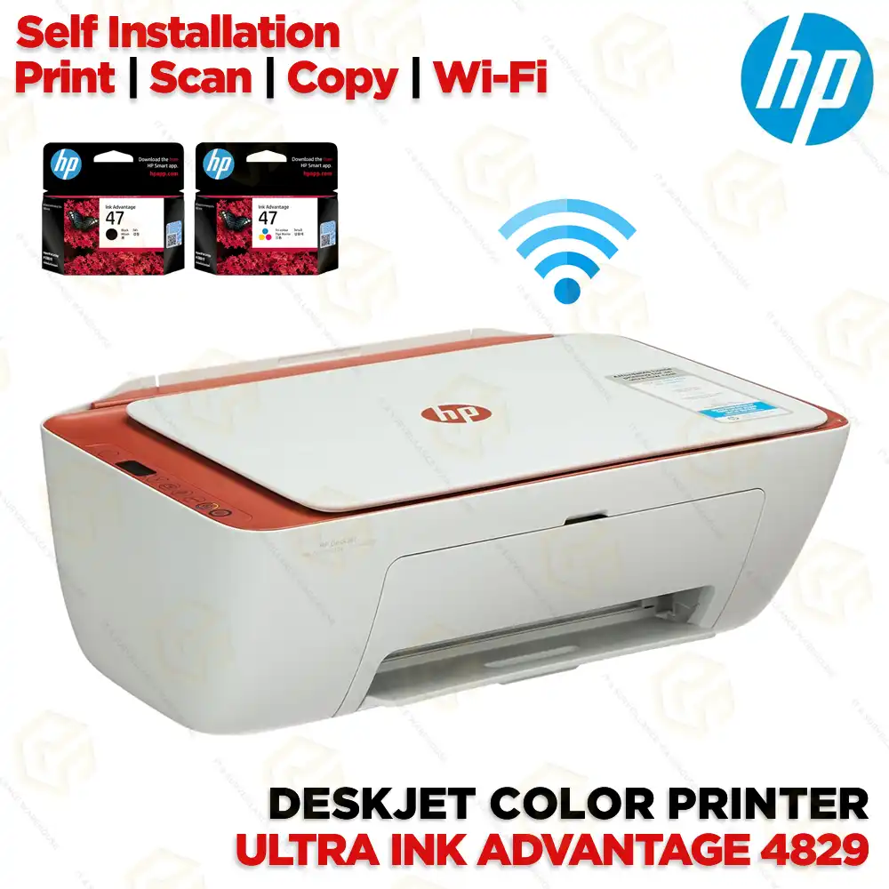 HP ULTRA INK ADVANTAGE DESKJET 4829 MULTIFUNCTION COLOR PRINTER