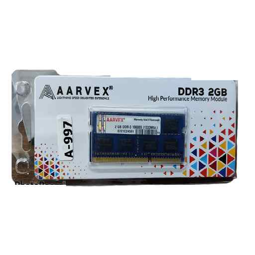 AARVEX DDR3 2GB 1333MHZ LAPTOP RAM (3YEAR)