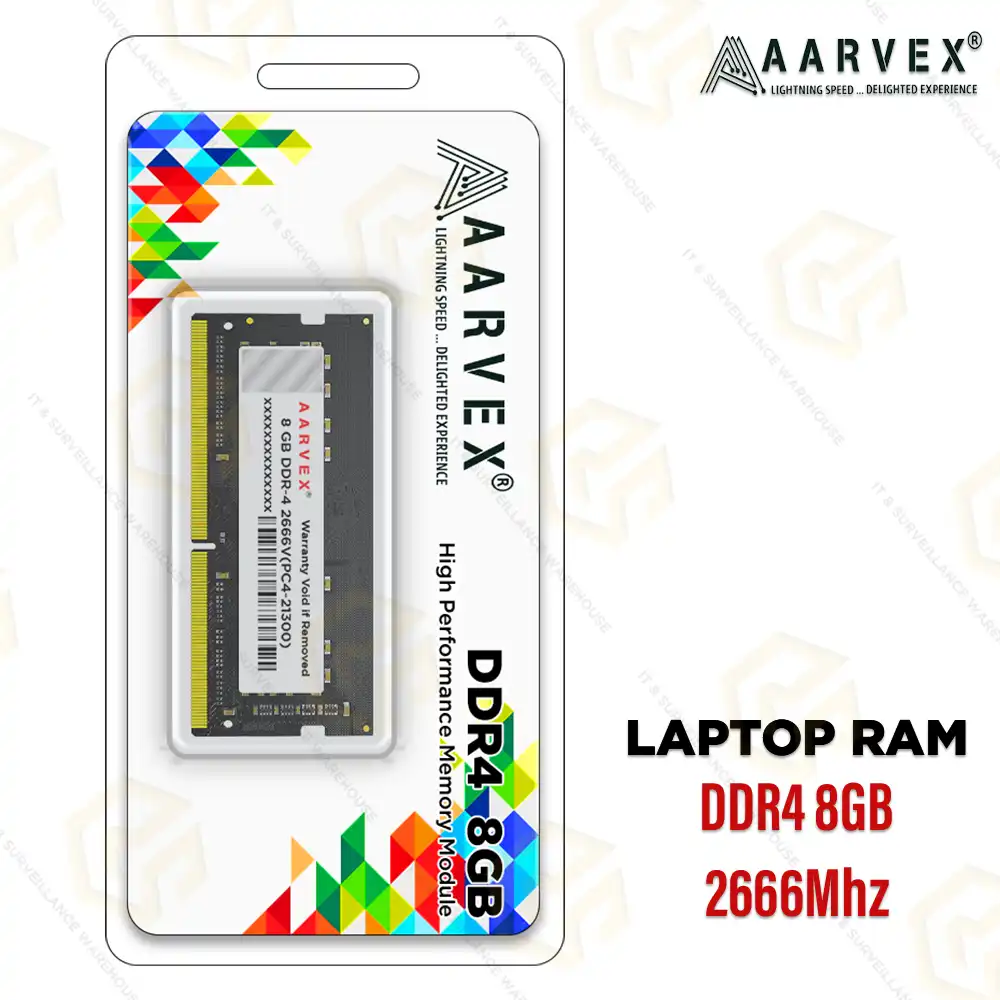 AARVEX LAPTOP RAM 8GB DDR4 2666MHZ