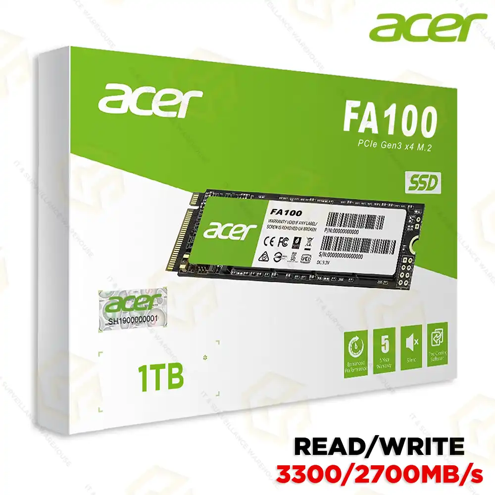 ACER 1TB NVME SSD FA100 (5YEAR)