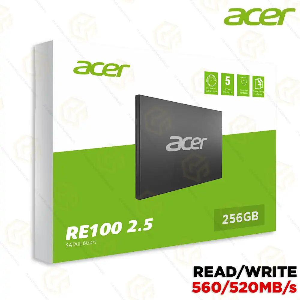 ACER 256GB SATA SSD RE100 (5YEAR)