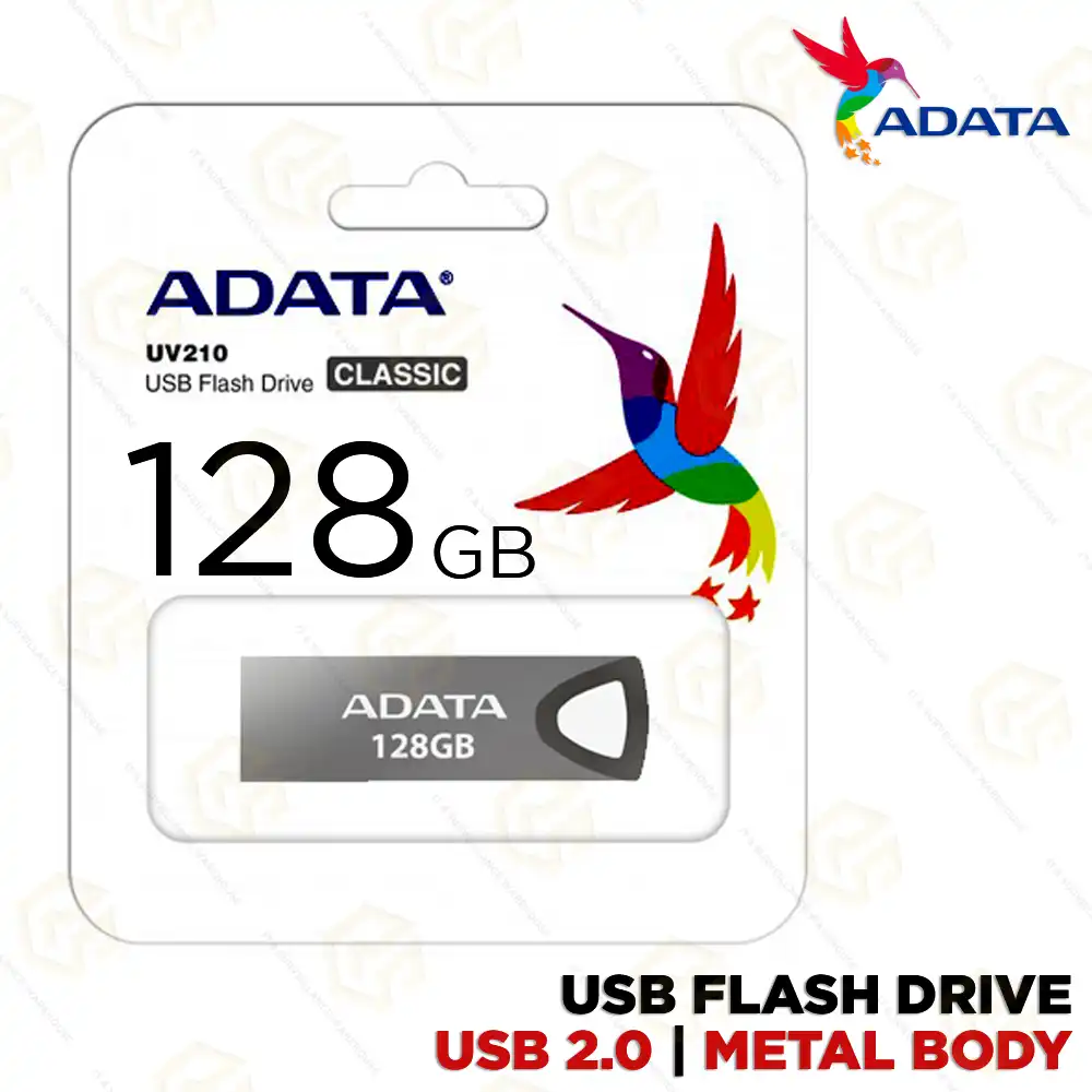 ADATA 128GB METAL 2.0 PEN DRIVE UV210