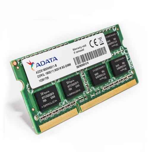 ADATA LAPTOP RAM DDR3L 8GB 1600MHZ (3YEAR)