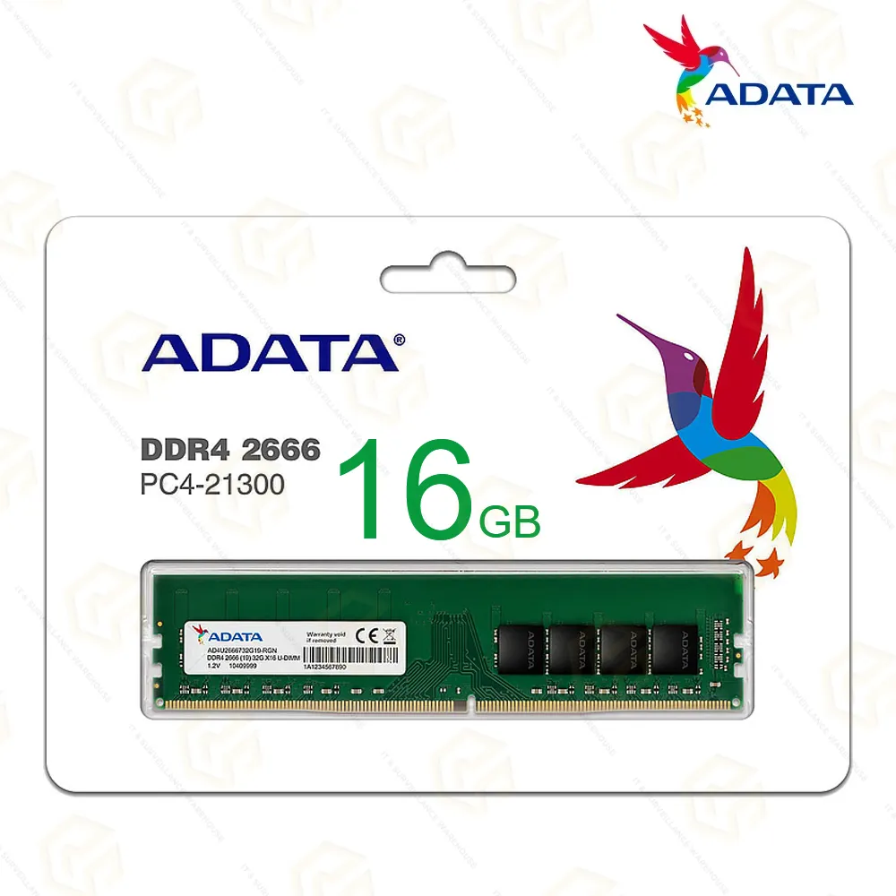 ADATA PC RAM DDR4 16GB 2666MHZ (3YEAR)