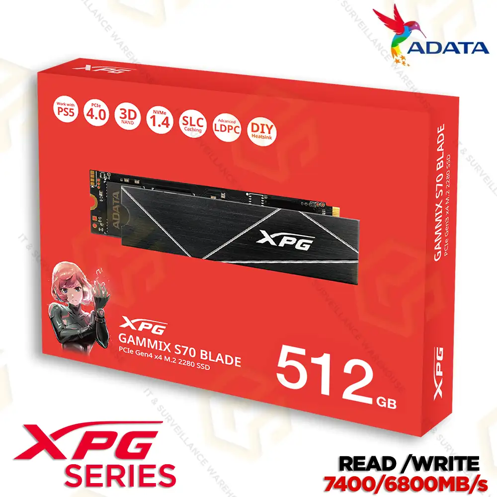 ADATA XPG S70 512GB NVME SSD (5YEAR)