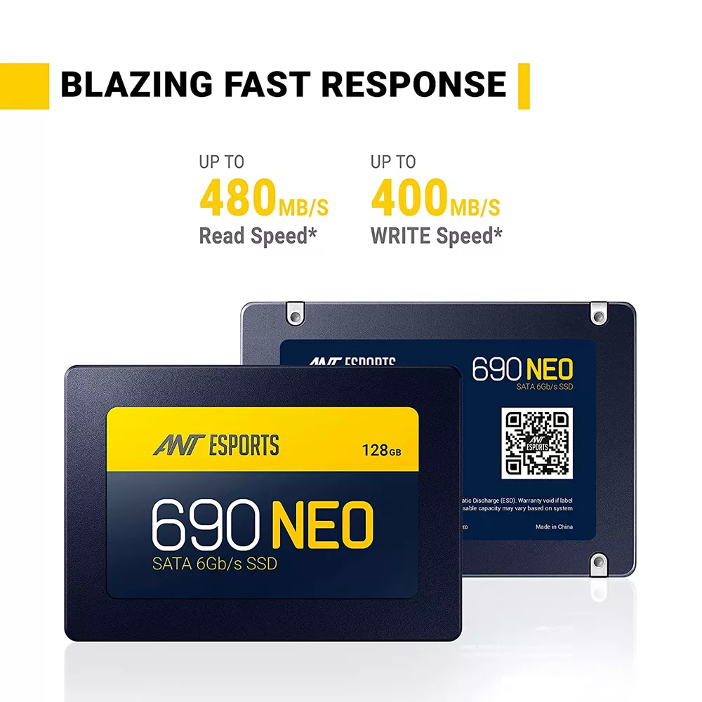 ANT ESPORTS 690 NEO SATA SSD 128GB (3 YEAR)