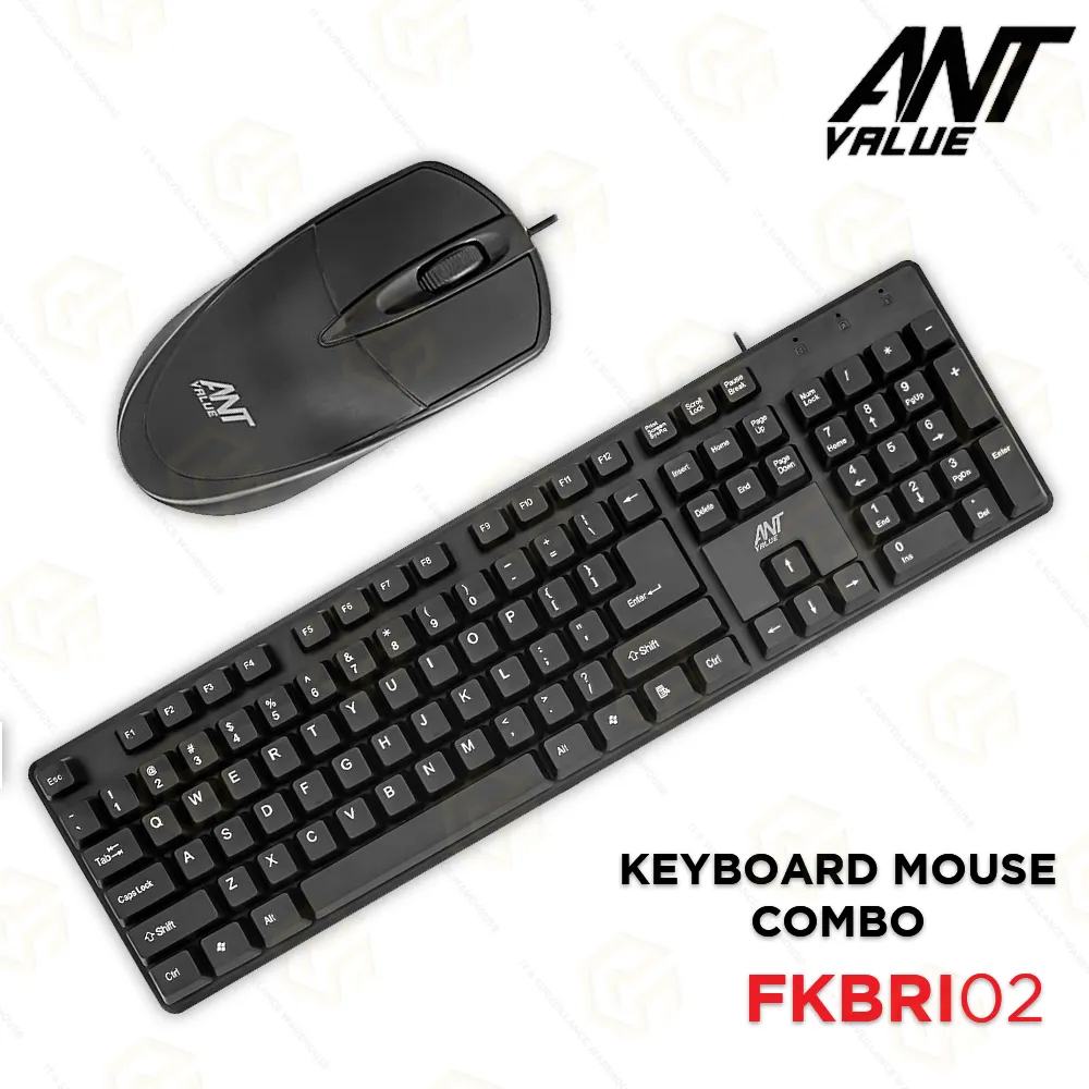 ANT WIRED KEYBOARD MOUSE COMBO FKBRI02 (1YEAR)