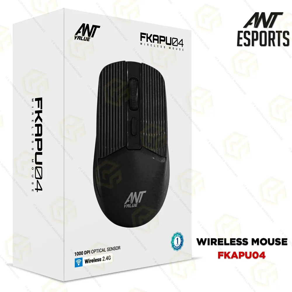 ANT WIRELESS OPTICAL MOUSE FKAPU04 | 1 YEAR