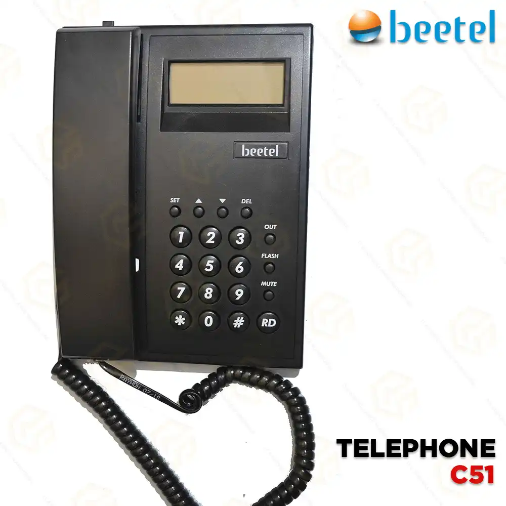 BEETEL C51 TELEPHONE DISPLAY | BLACK (1YEAR)