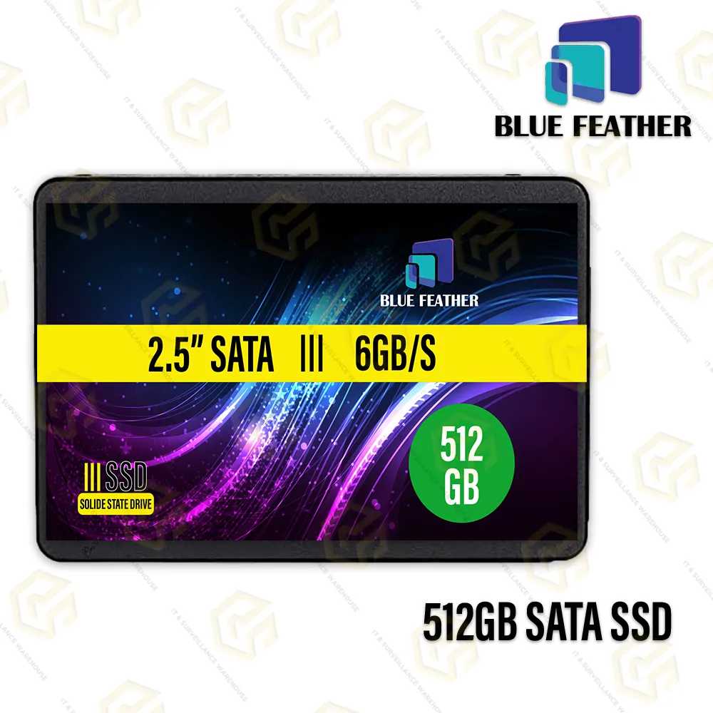 BLUE FEATHER 512GB SSD SATA (5 YEAR)