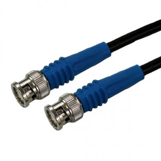 NP BNC CONNECTOR WIRE BLUE