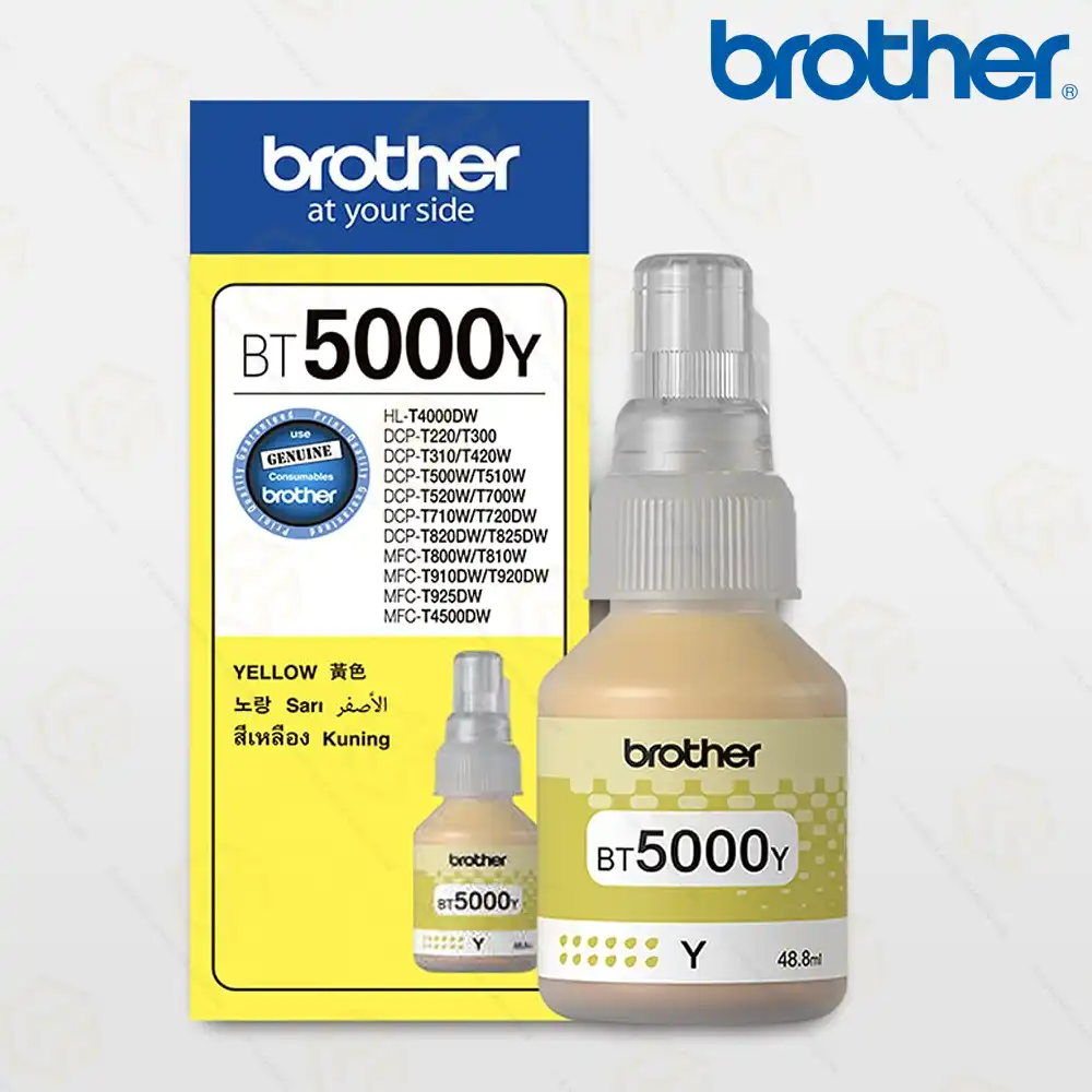 BROTHER 5000Y INK BOTTLE YELLOW
