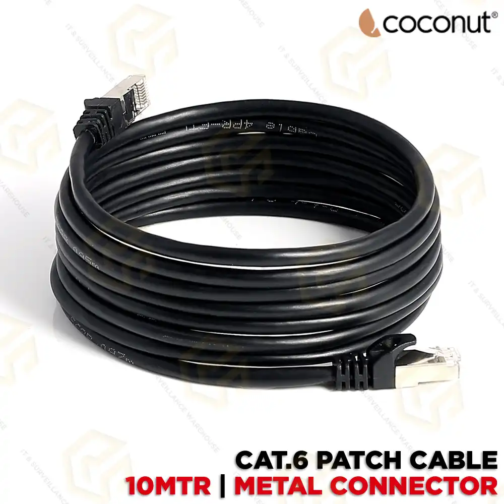 COCONUT CAT.6 PATCH CORD 10MTR (METAL CONNECTOR)