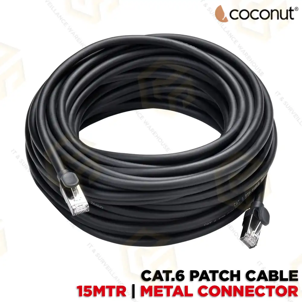 COCONUT CAT.6 PATCH CORD 15MTR (METAL CONNECTOR)