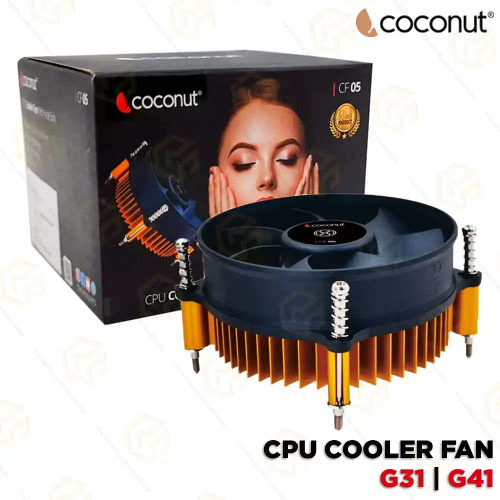 COCONUT CPU COOLER FAN WITH HEATSINNK CF05