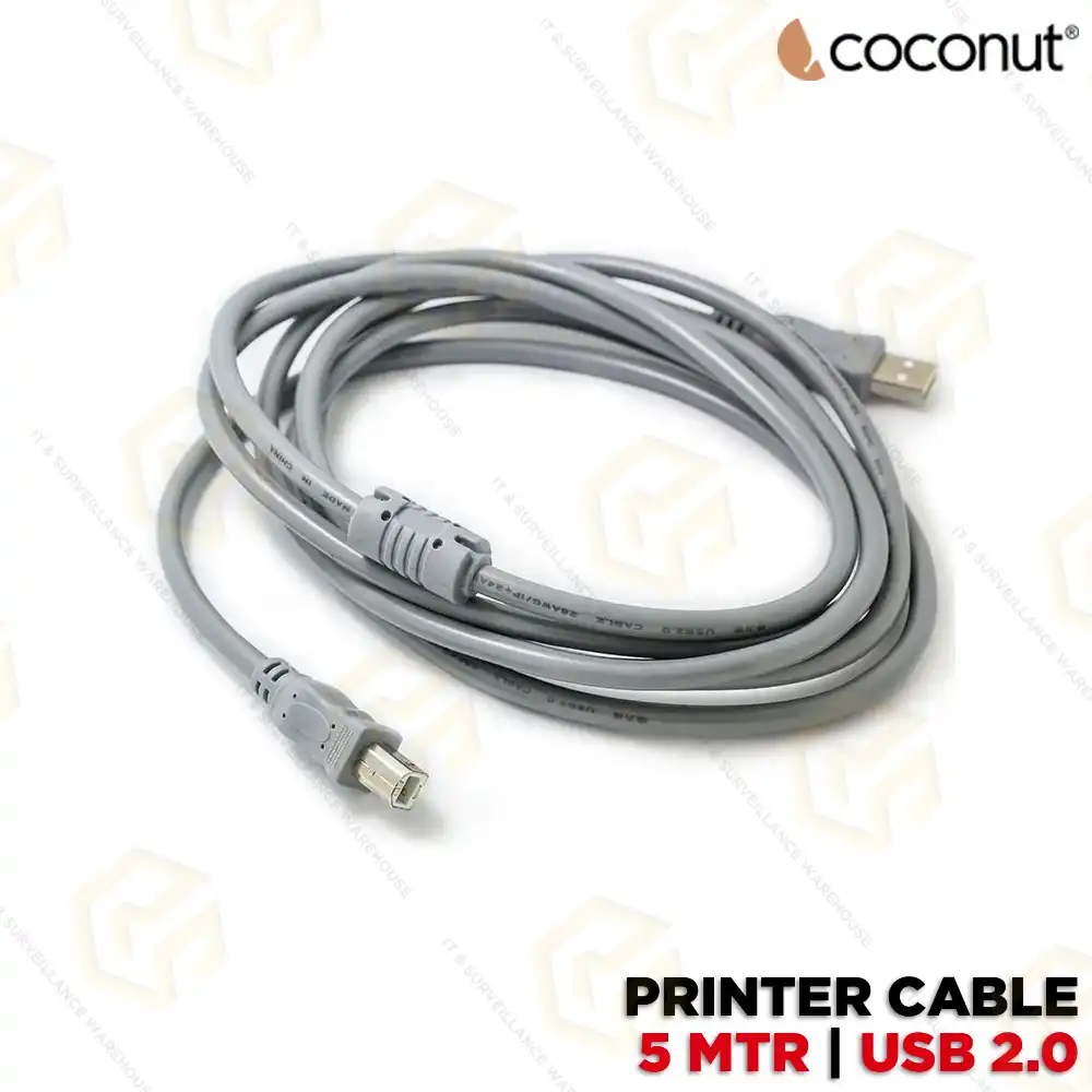 COCONUT PRINTER CABLE USB 5MTR