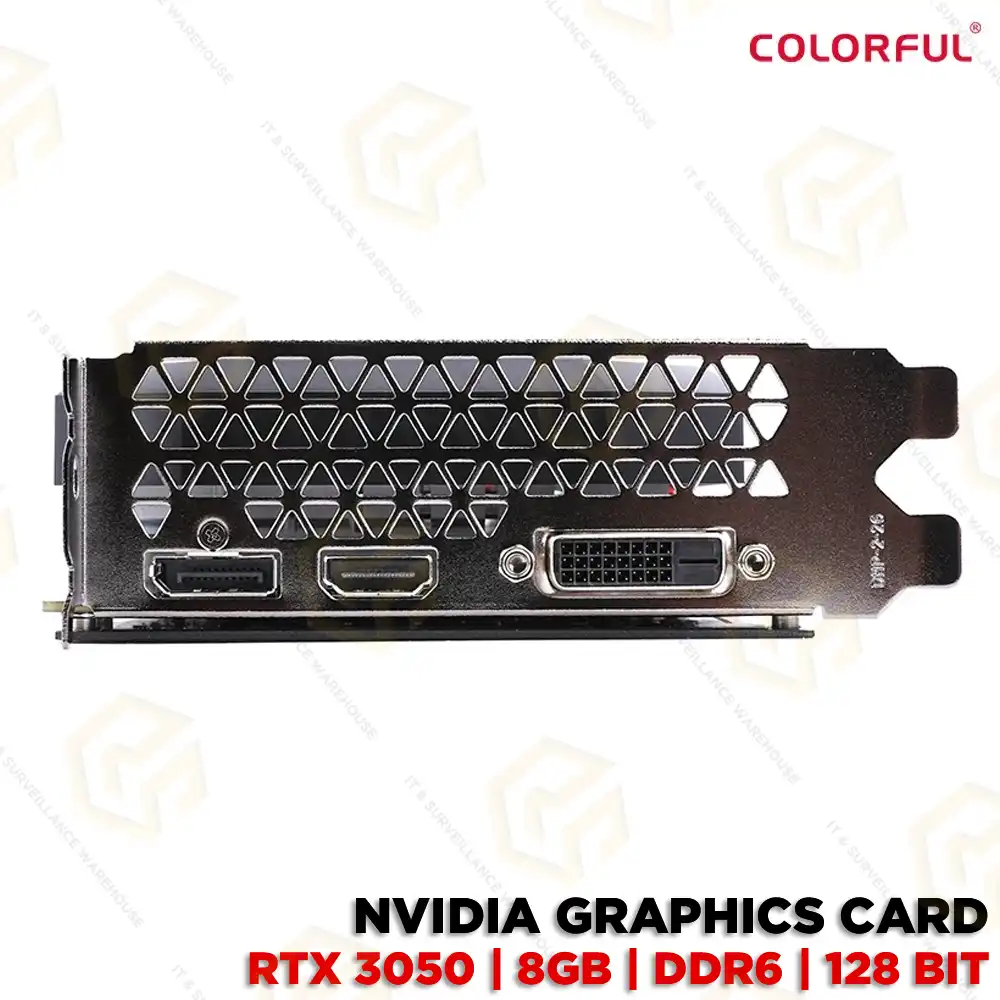 COLORFUL RTX 3050 NB DUO V2-V  8GB DDR6 GRAPHIC CARD