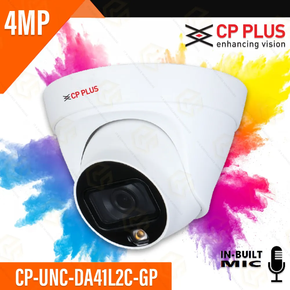 CP PLUS 4MP COLOR AND AUDIO UNC-DA41L2C-GP-0360
