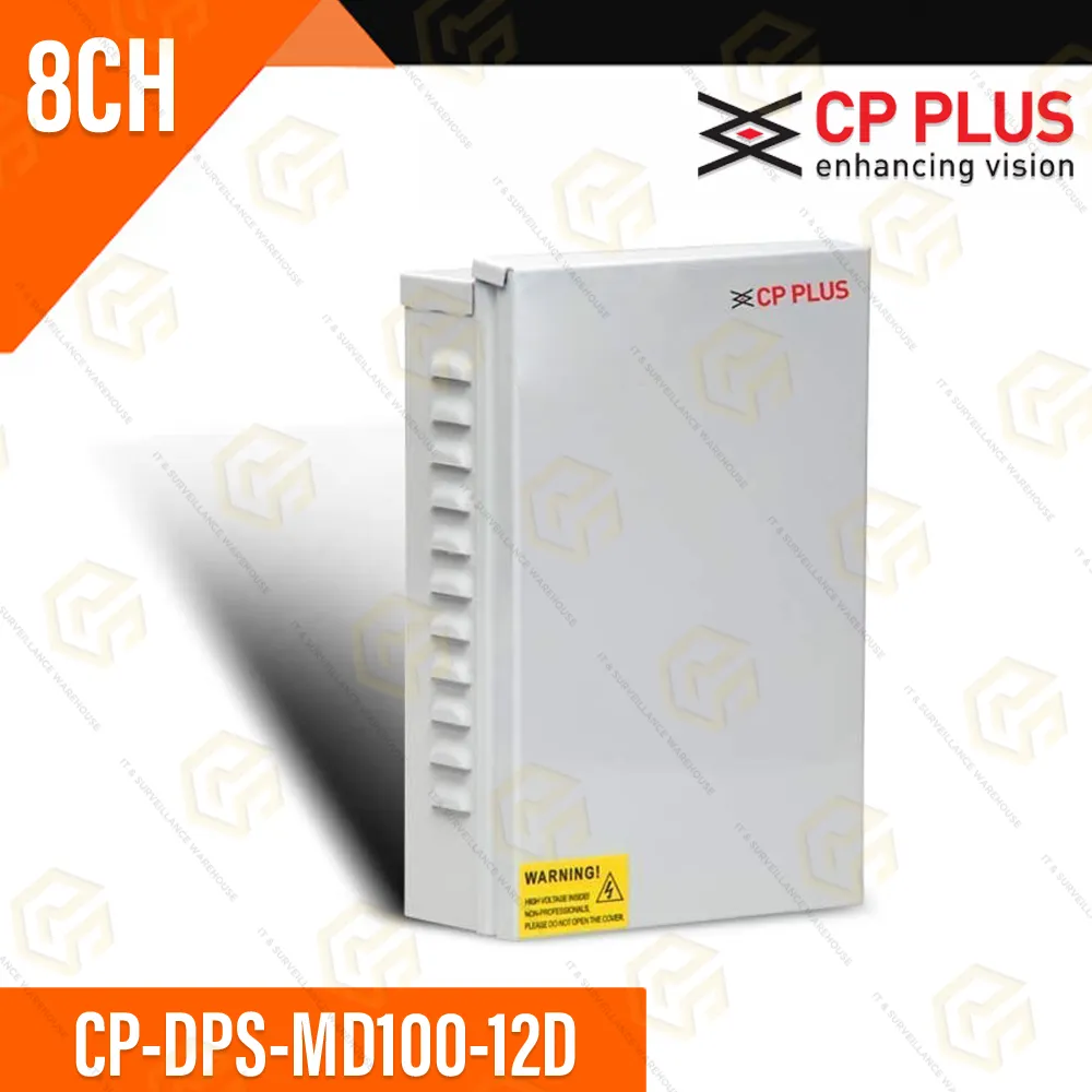 CP PLUS CP-DPS-MD100-12D 8CH SINGLE OUTPUT SMPS