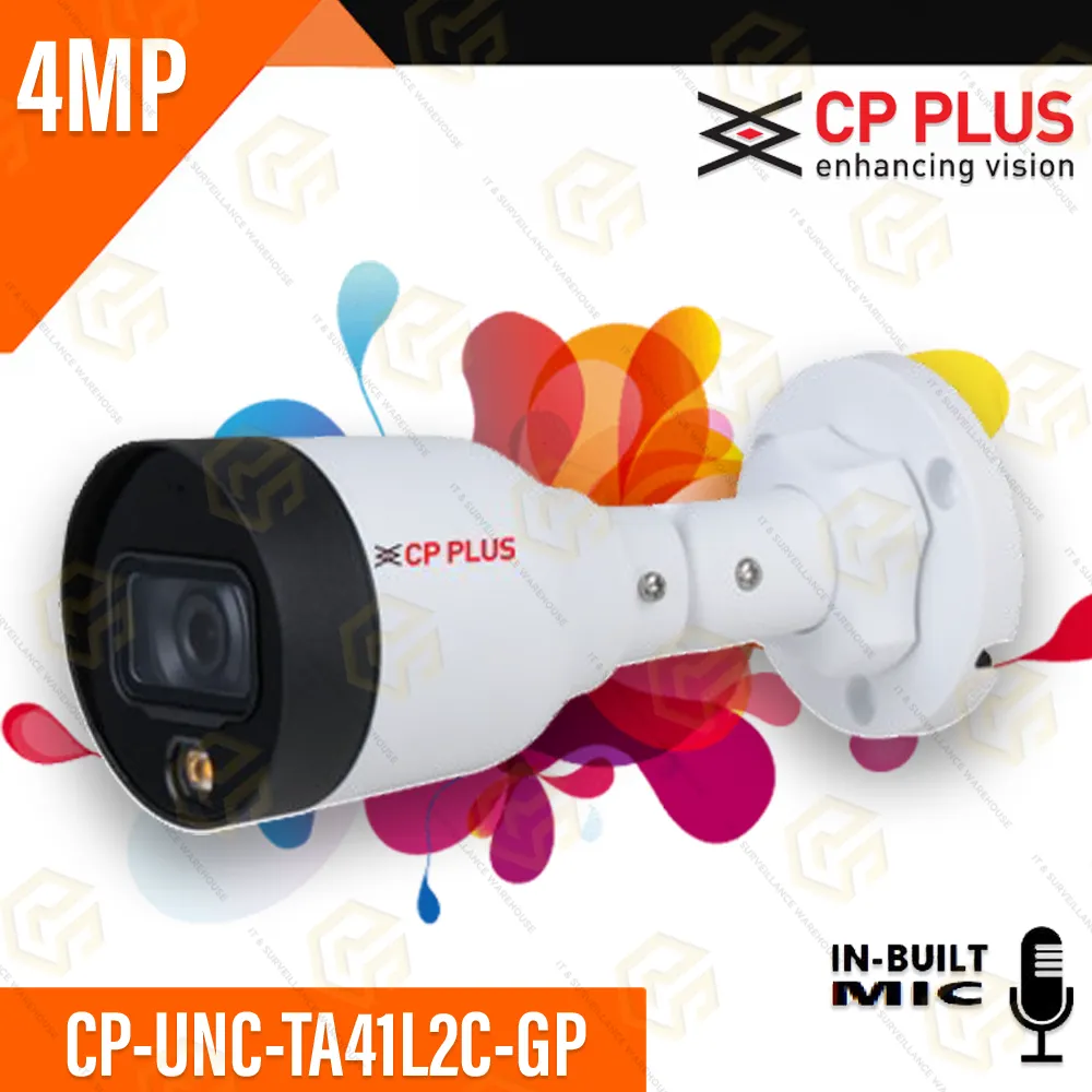 CP PLUS TA41L2C-GP-0360 4MP IP BULLET COLOR+MIC