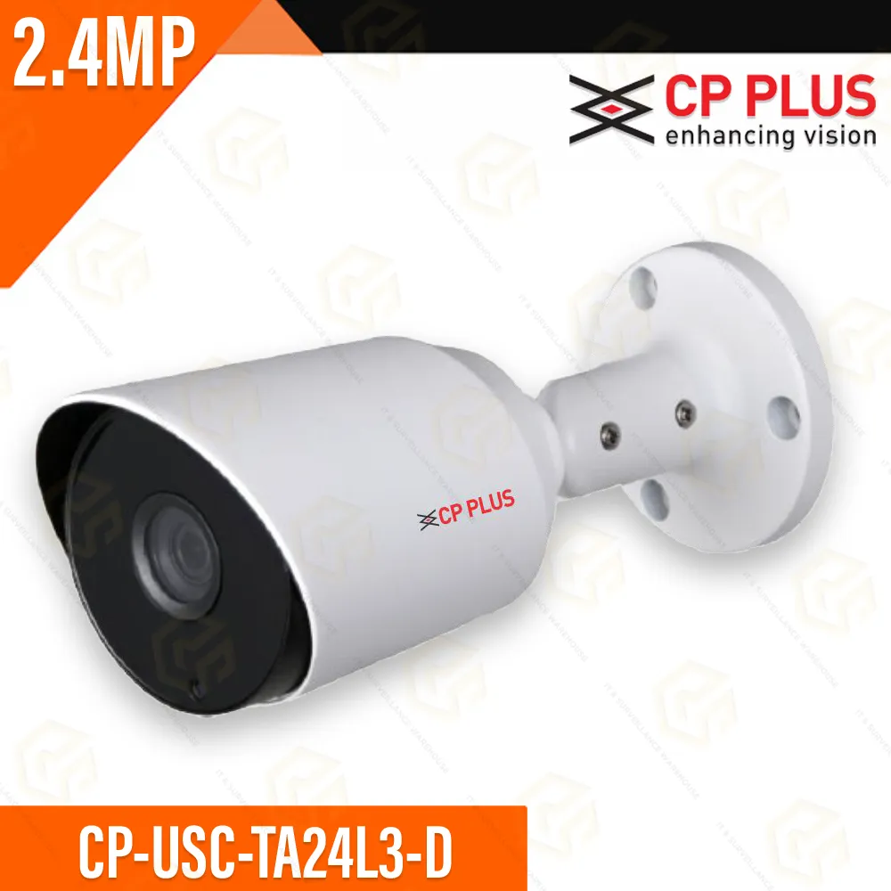 CP PLUS CP-USC-TA24L3 2.4MP HD BULLET 6MM