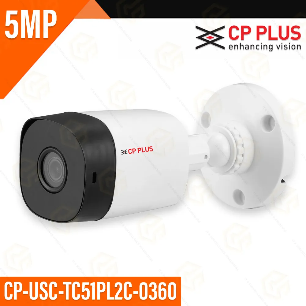 CP PLUS TC51PL2C 5MP HD BULLET IN-BUILT AUDIO