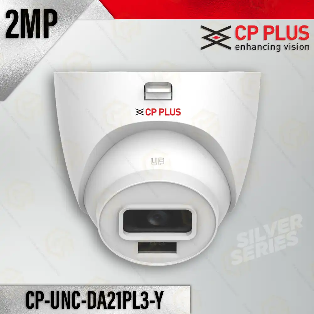 CP PLUS DA21PL3-Y SILVER SERIES 2MP IP DOME 3.6MM
