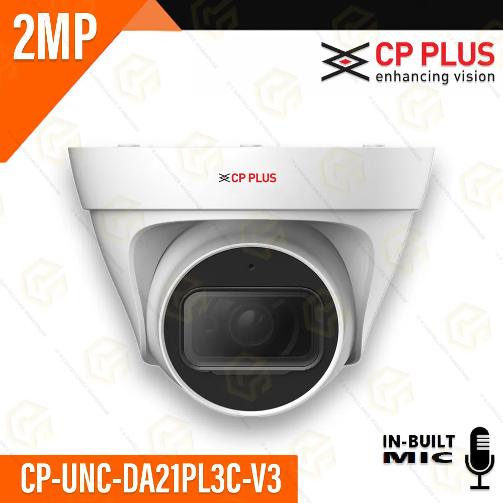 CP PLUS DA21PL3C-V3 2MP IP DOME | AUDIO