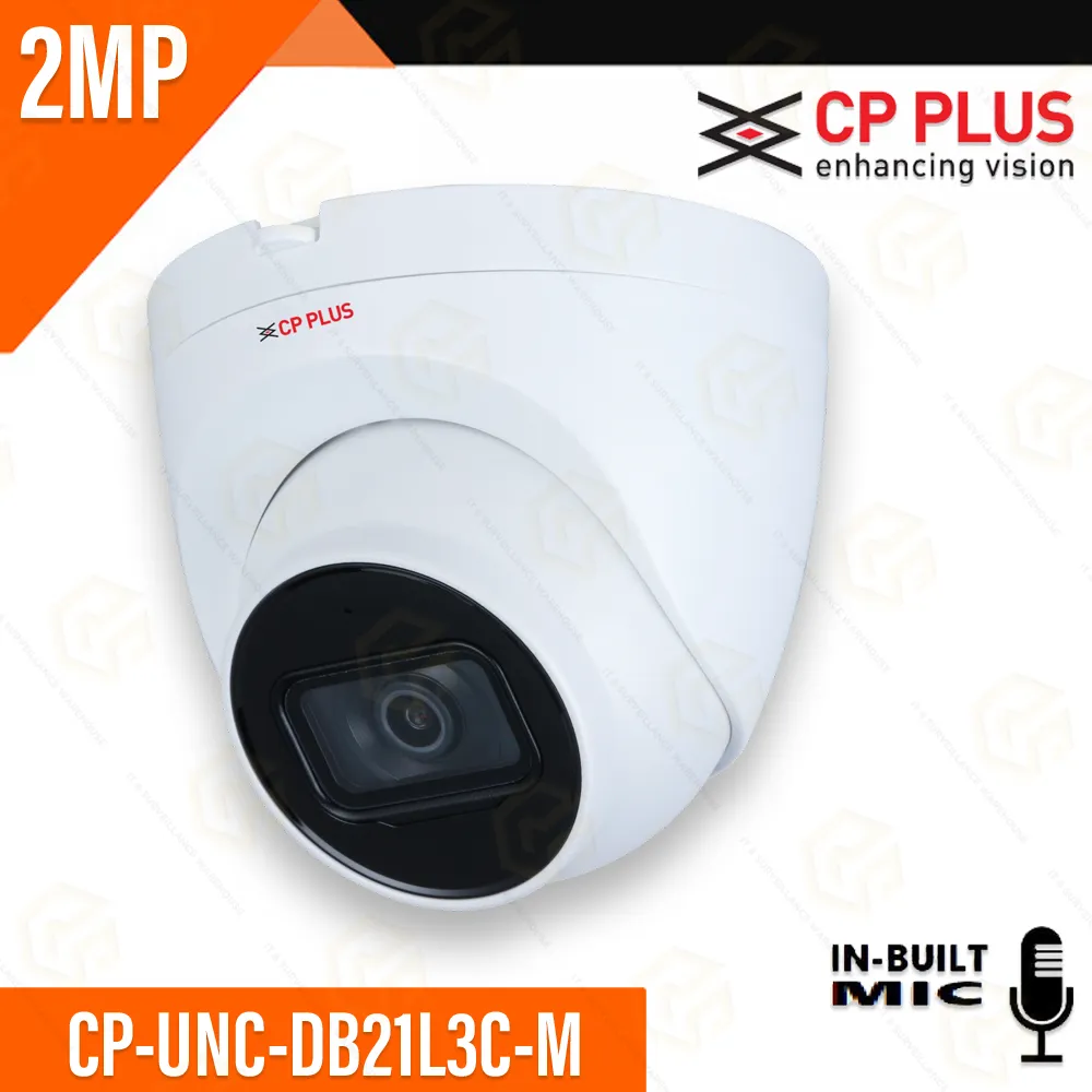 CP PLUS DB21L3C-M 2MP IP DOME | AUDIO