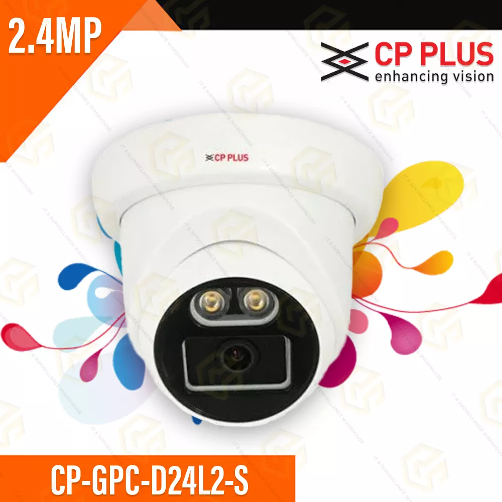 CP PLUS GUARD CP-GPC-D24L2-S 2.4 MP HD DOME | COLOR
