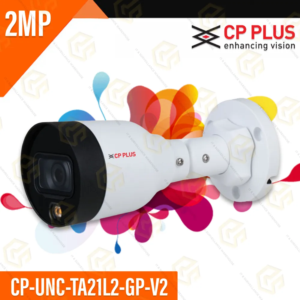 CP PLUS GUARD CP-UNC-TA21L2-GP-V2 2MP IP BULLET | COLOR