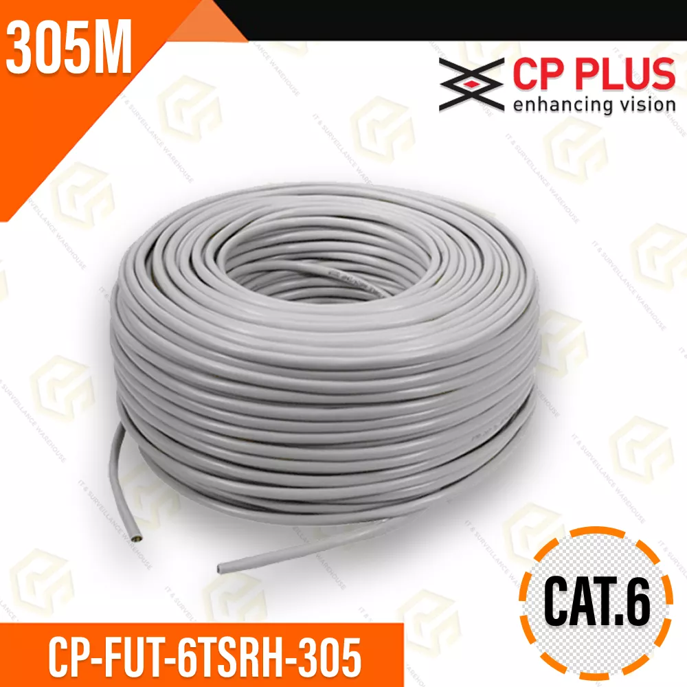 CP PLUS CP-FUT-6TSRH-ECO CAT.6 305MTR ALLOY CABLE