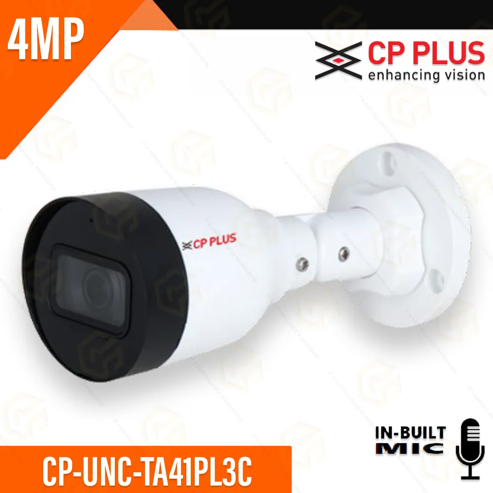 CP PLUS CP-UNC-TA41PL3C 4MP IP BULLET WITH MIC