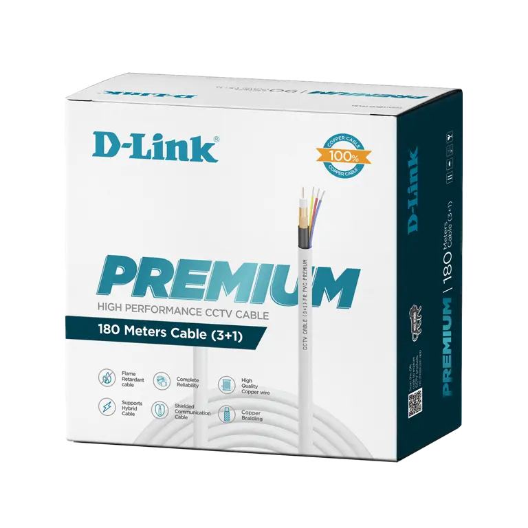 D-LINK 3+1 CABLE PREMIUM 180MTR