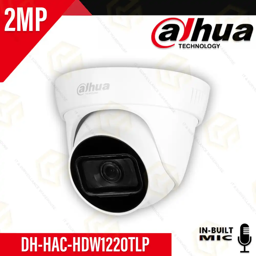 DAHUA DH-HAC-HDW1220TLP 2MP HD DOME CAMERA WITH MIC