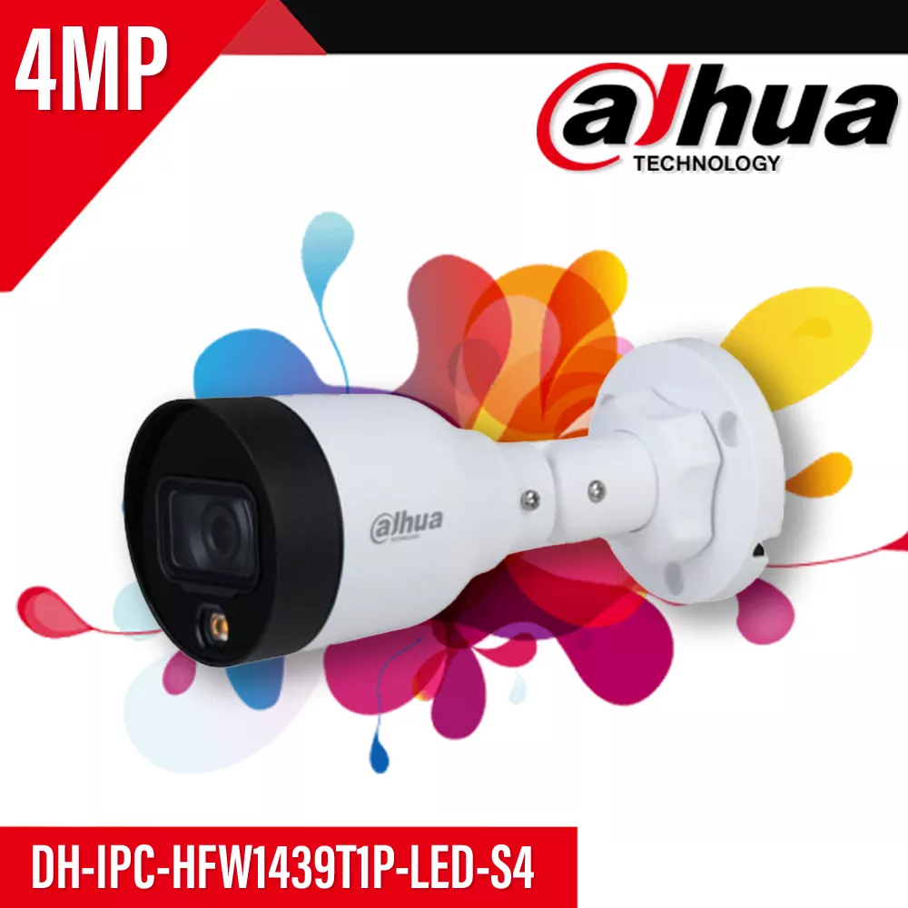 DAHUA DS-IPC-HFW1439S1P-LED-S4 4 MP BULLET