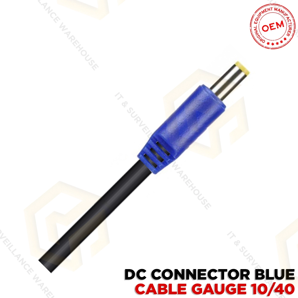 DC CONNECTOR BLUE (CABLE GAUGE 10/40)