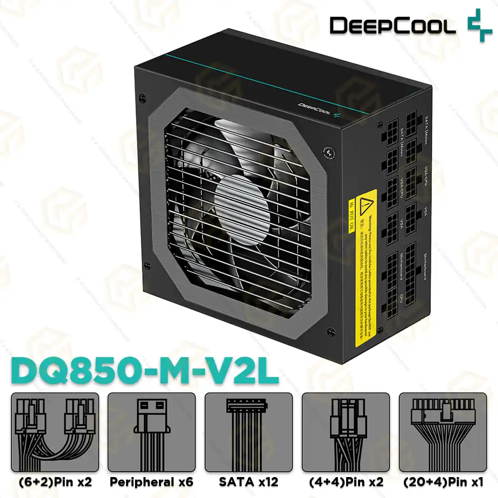 DEEPCOOL DQ850-M V2 850WT GOLD SMPS | FULLY MODULAR