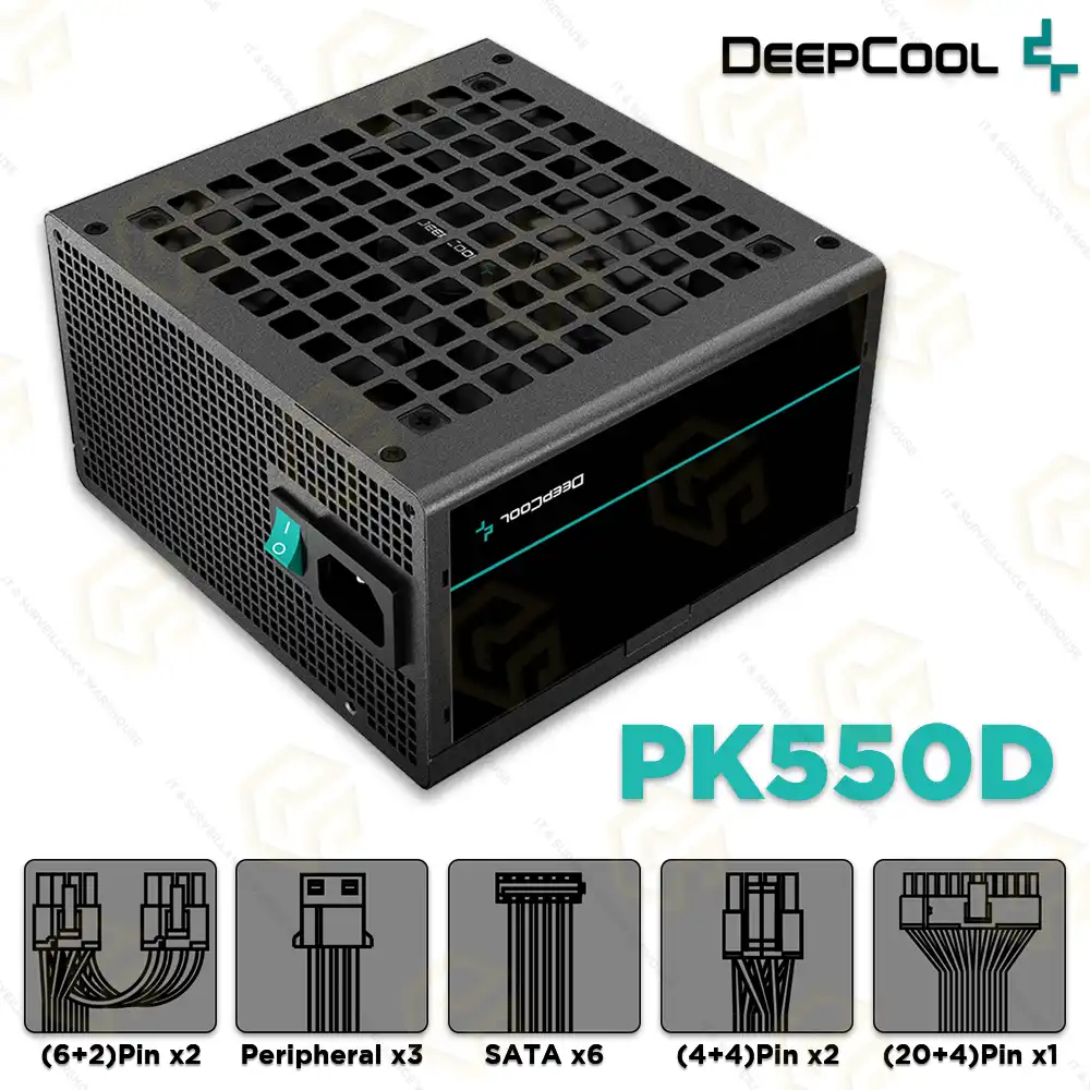 DEEPCOOL PK550D-F20 550WT 80+ BRONZE SMPS