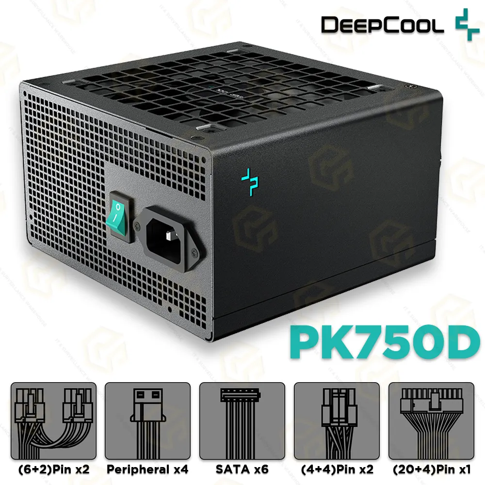 DEEPCOOL 750WT POWER SUPPLY BRONZE PK750D-F20