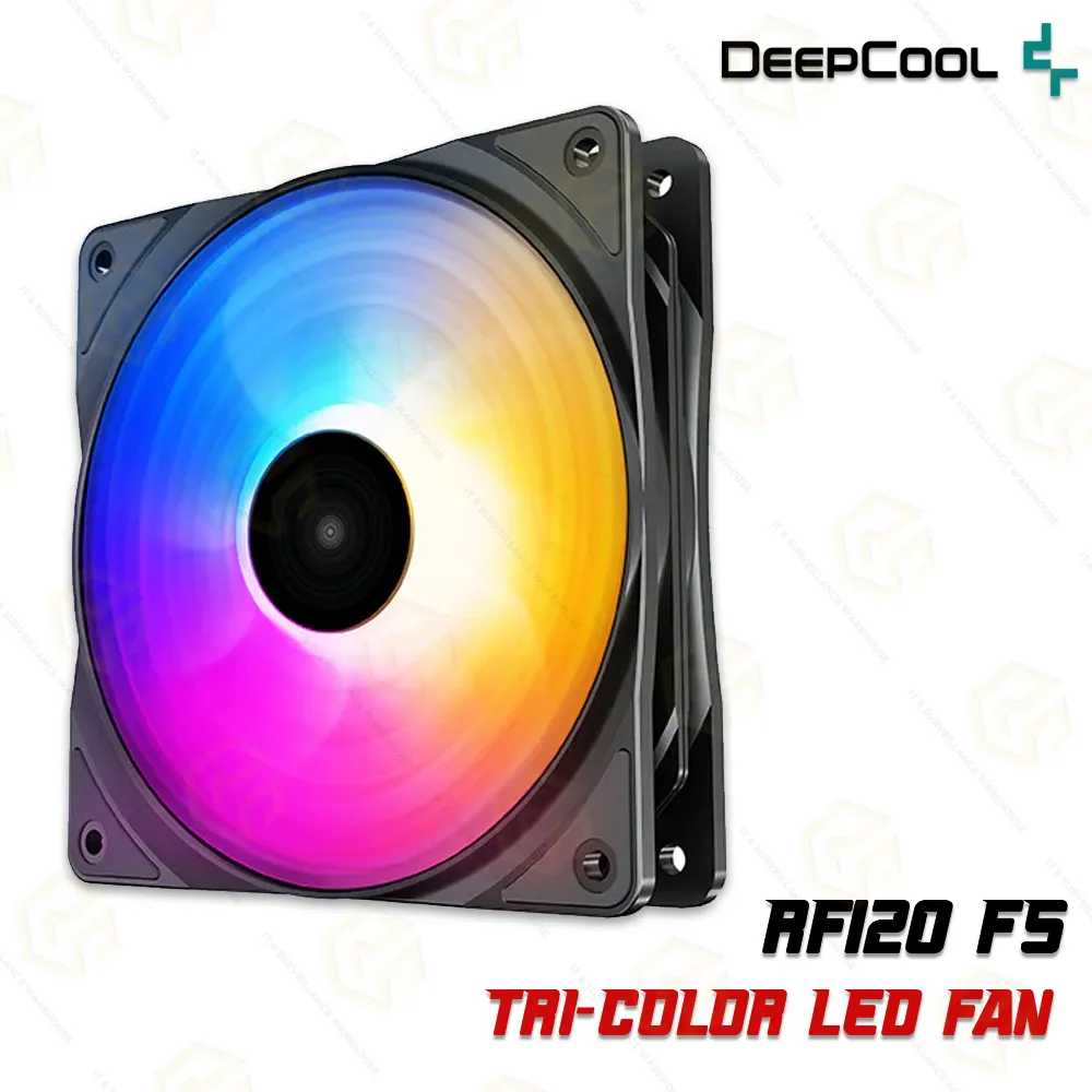 DEEPCOOL TRI-COLOR RGB CABINET FAN RF120