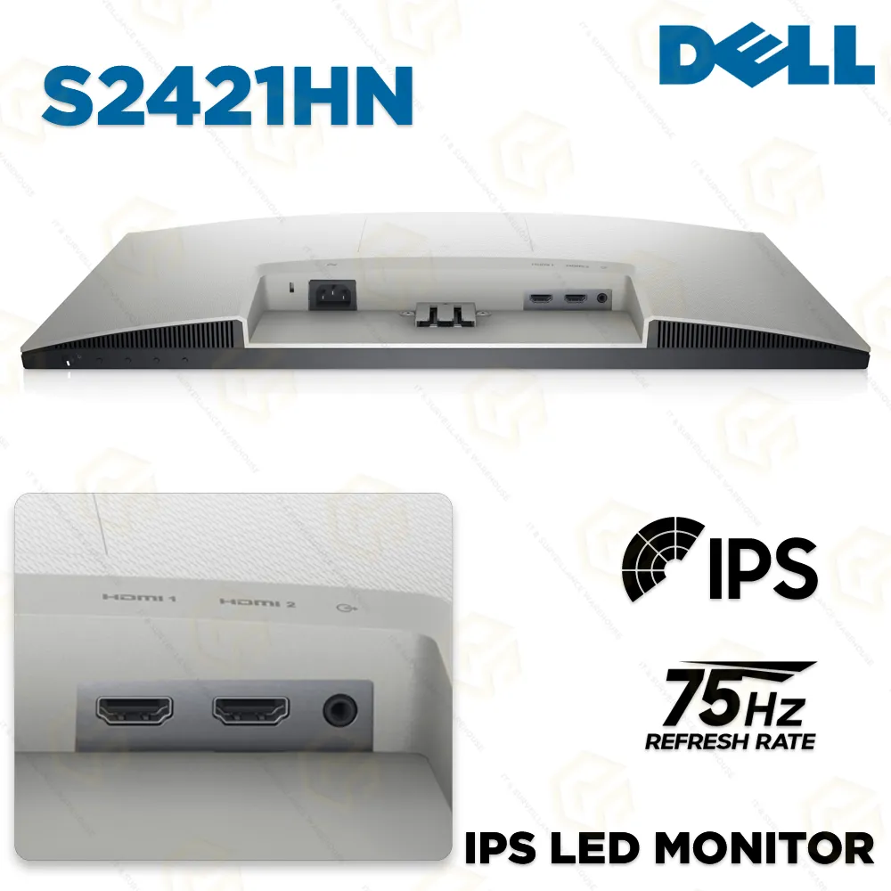 DELL S2421HN 24" FULL HD IPS LED MONITOR (3YEAR)