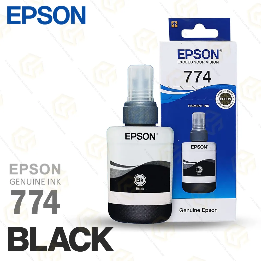EPSON 774 ORIGINAL BLACK INK 140ML