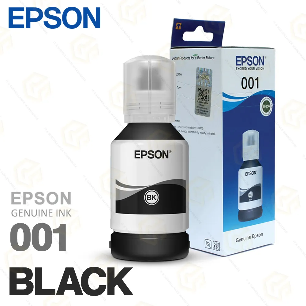 EPSON INK BOTTLE 001 BLACK 127ML