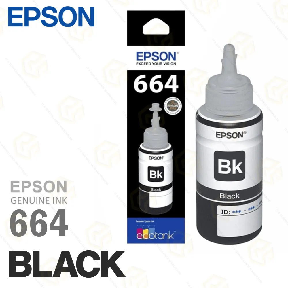 EPSON INK BOTTLE 664 BLACK (T6641)