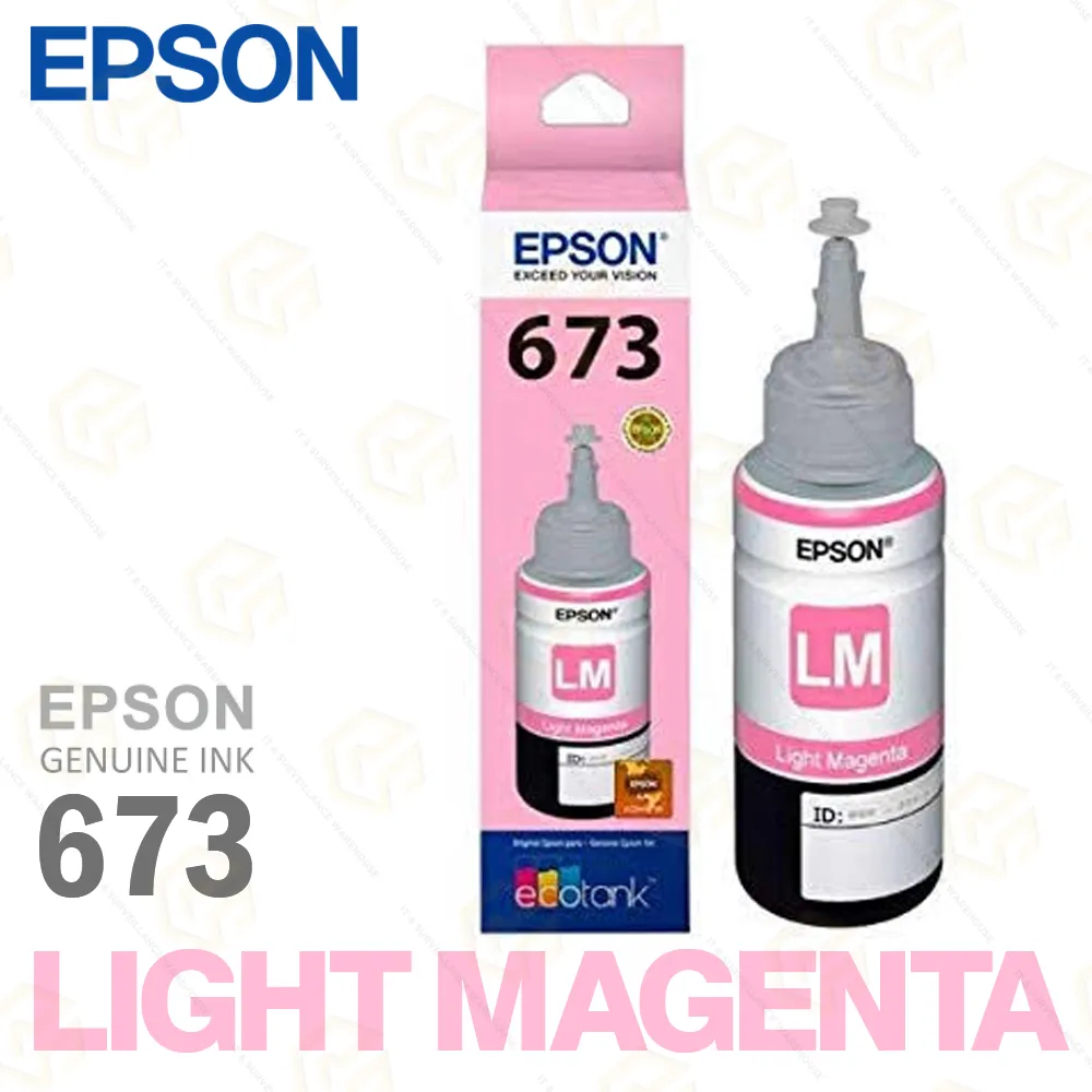 EPSON INK BOTTLE 673 LIGHT MAGENTA