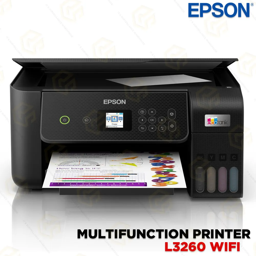 EPSON PRINTER L3260 MULTI-FUNCTION WIFI WITH DISPLAY