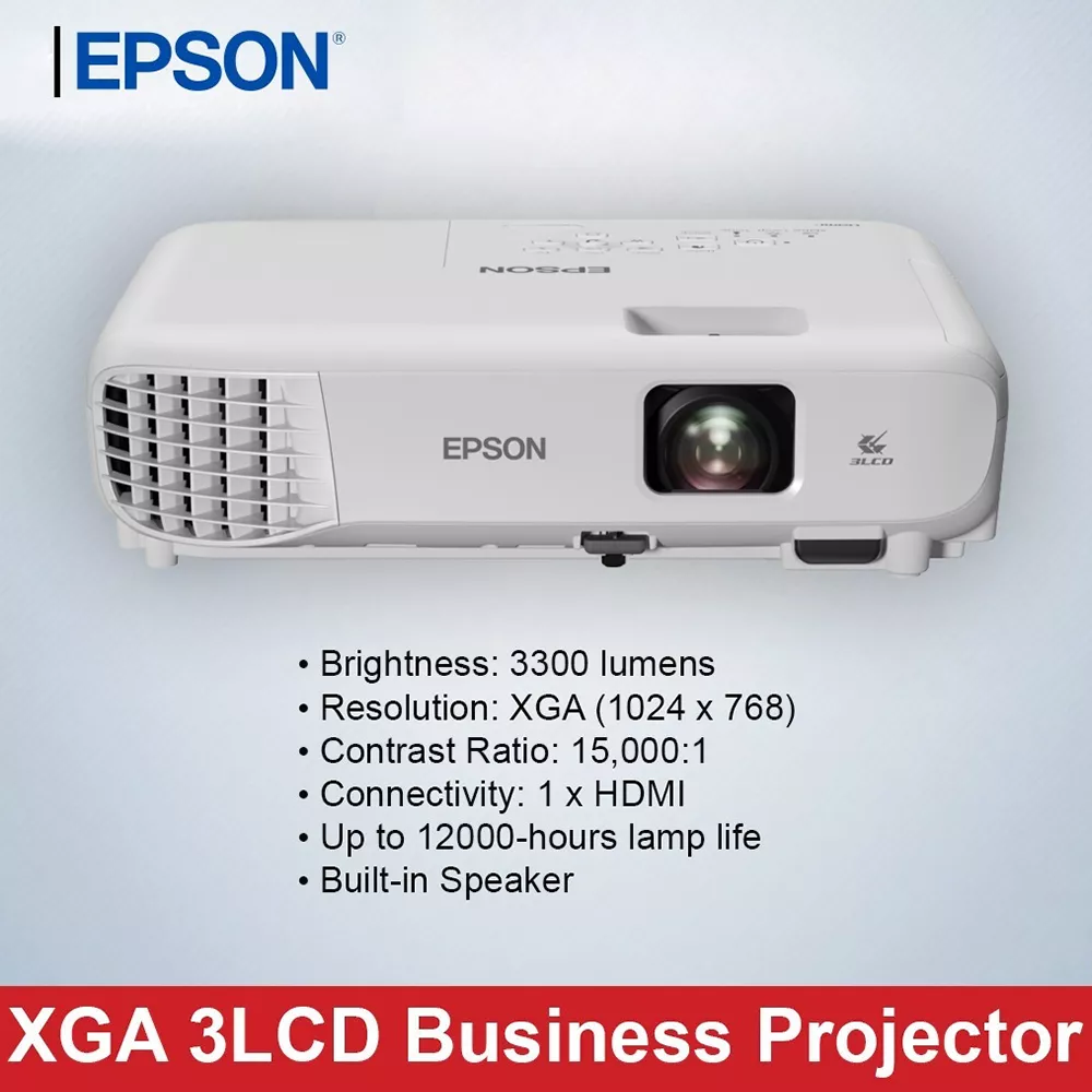 EPSON XGA PROJECTOR EB-E01 | 3300LM