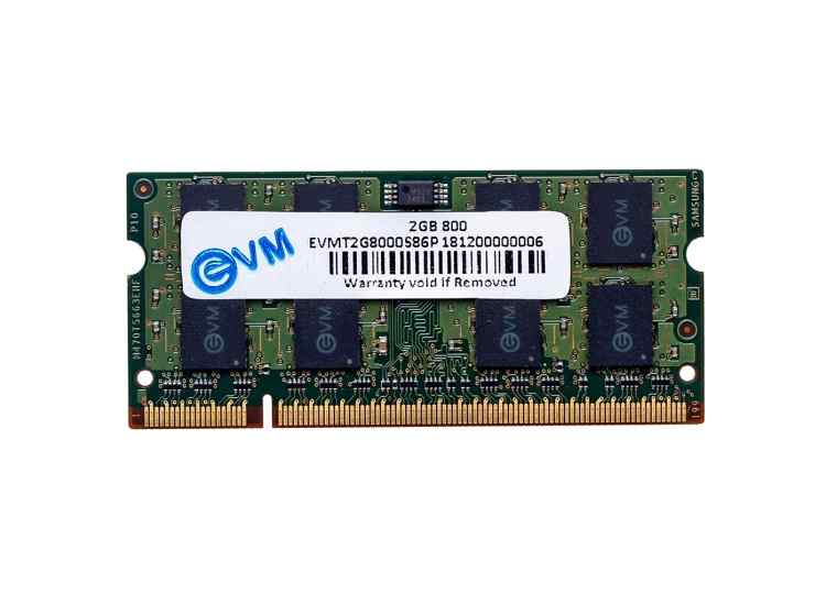 EVM LAPTOP DDR2 2GB 800MHZ RAM (10YEAR)